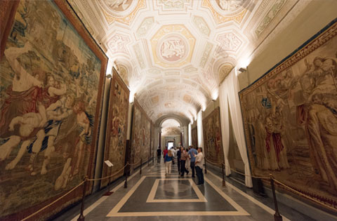 gallery of tapestries